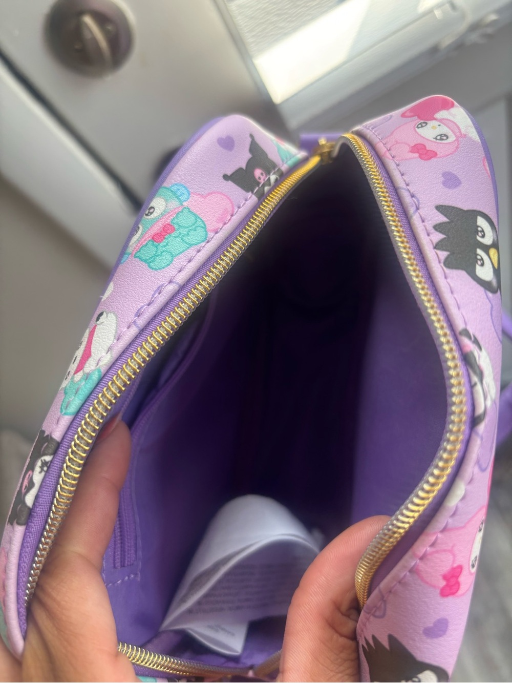 Loungefly Lavender Sanrio Character Crossbody Bag - Picture 5 of 7